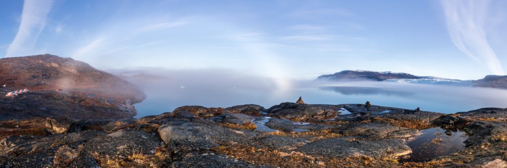 Grönland Nebelbogen